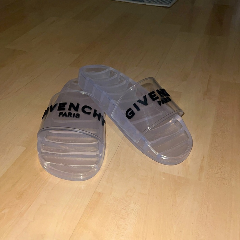 Givenchy Clear Slides New In Box - image 1